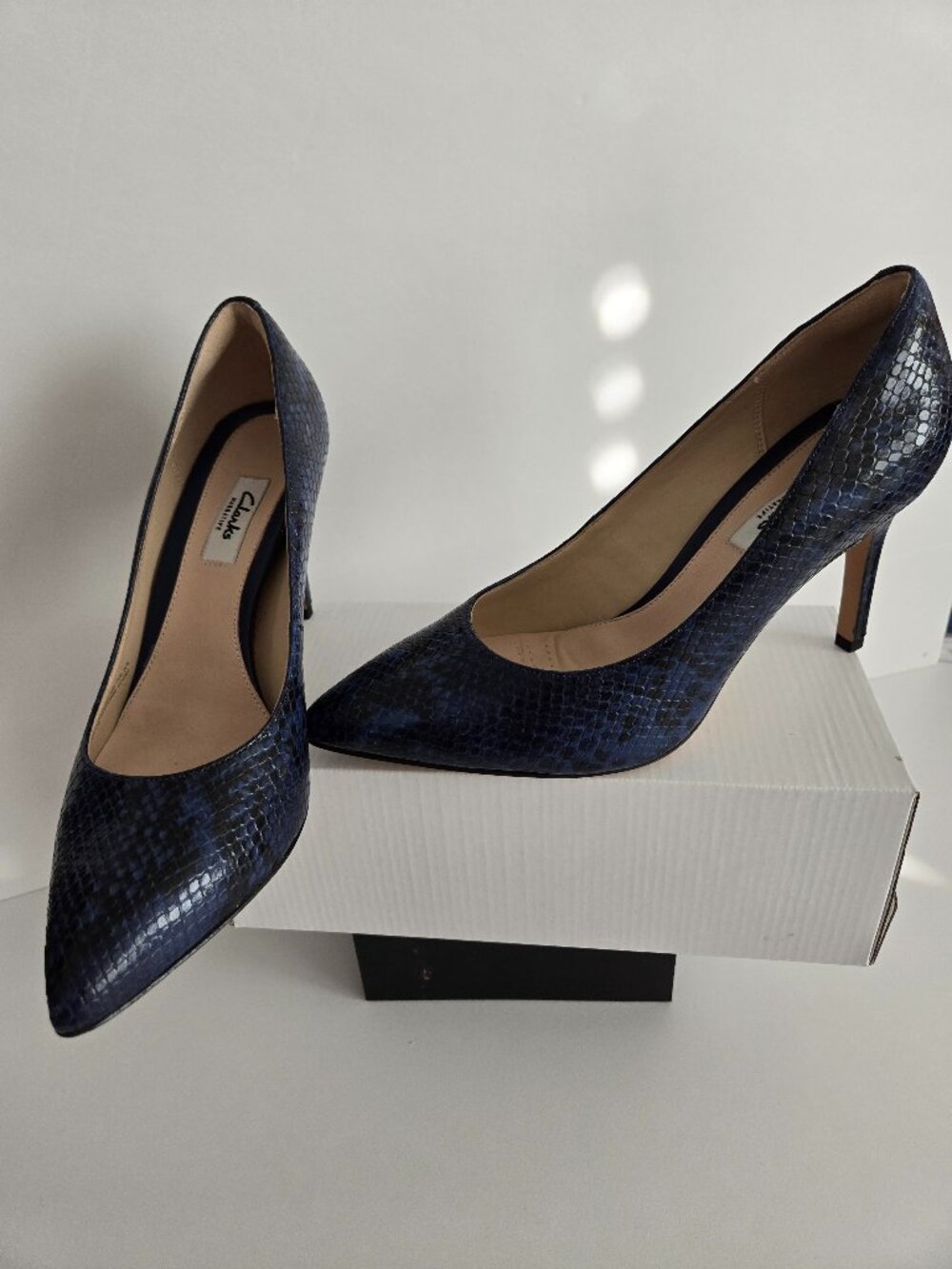 Clarks Narrative blue shoes